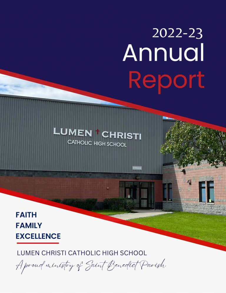 Annual Report - Lumen Christi High School