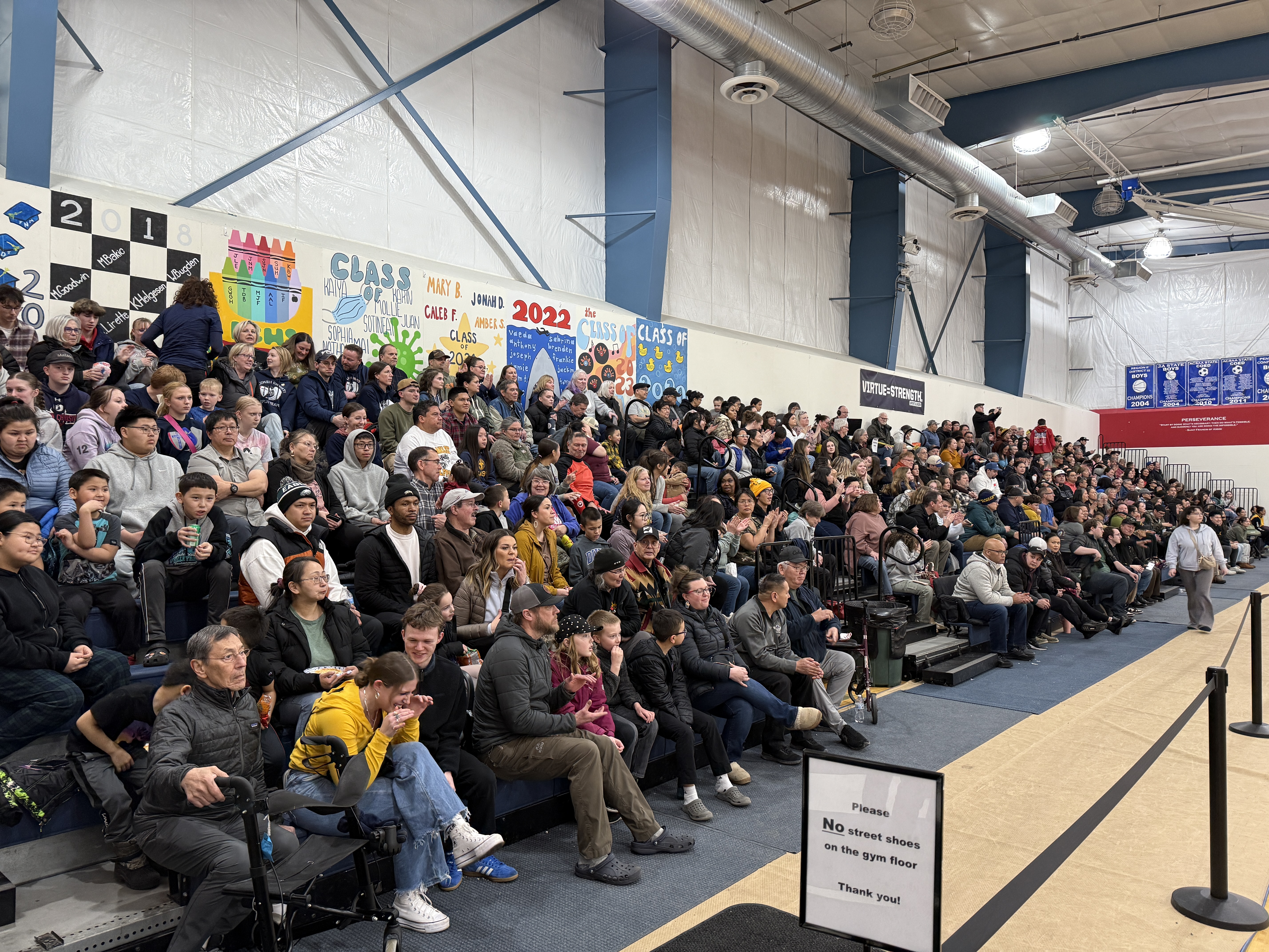 basketball crowd